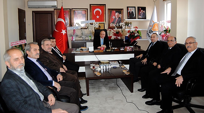 MHP İl Başkanı'ndan Ak Parti İl Başkanı'nda hayırlı olsun ziyareti