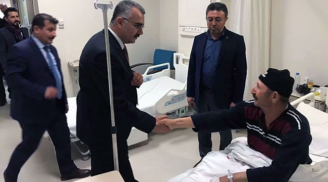 Ak Parti İl Başkanı Ahlatcı'dan İskilip'te flaş hastane ziyareti
