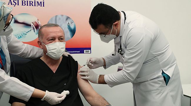 Başkan Erdoğan aşı oldu