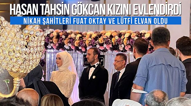 AYM Başkan vekili Hasan Tahsin Gökcan kızını evlendirdi