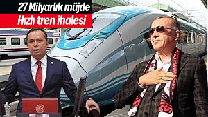 Ahmet Sami Ceylan hızlı tren ihale sürecinin başladığını duyurdu