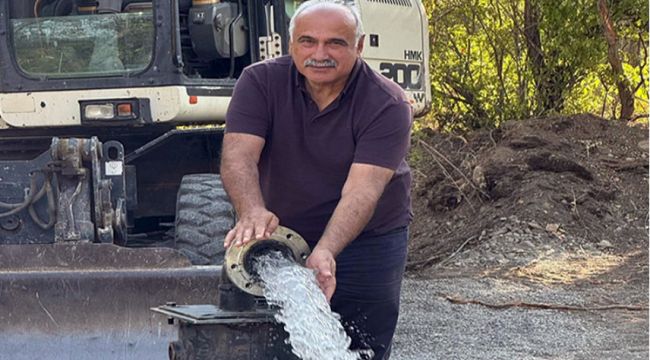 Başkan suyu buldu
