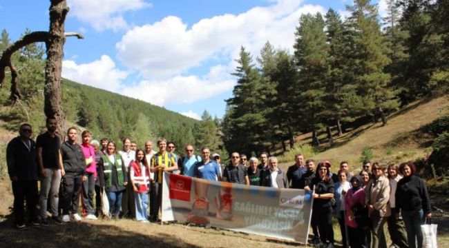 İskilip'te sağlıklı yaşam yürüyüşü yapıldı